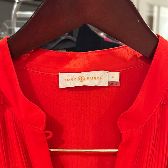 Tory Burch Dresses & Skirts - Gorgeous Tory Burch flaming red/orange dress
